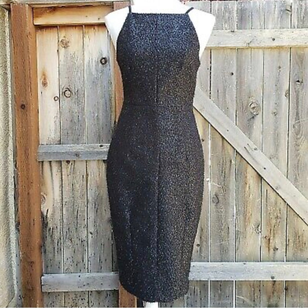 Shimmery 90s Y2K cocktail dress